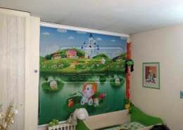 Interior Roll-up Curtain kindergarten Project