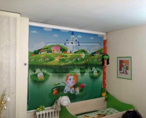 Interior Roll-up Curtain kindergarten Project