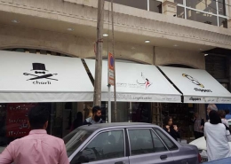 پروژه سایبان بازویی خیابان دهقان پیروزی