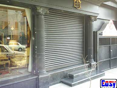 Shop Roller Shutter equipped with Central Motor